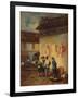 'Coolies Reading a Proclamation, Macao', c1840-George Chinnery-Framed Giclee Print