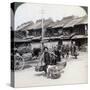 Coolies, Street Scene in Tokyo, 1896-Underwood & Underwood-Stretched Canvas