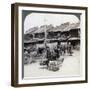 Coolies, Street Scene in Tokyo, 1896-Underwood & Underwood-Framed Photographic Print