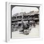 Coolies, Street Scene in Tokyo, 1896-Underwood & Underwood-Framed Photographic Print