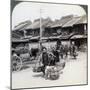 Coolies, Street Scene in Tokyo, 1896-Underwood & Underwood-Mounted Photographic Print