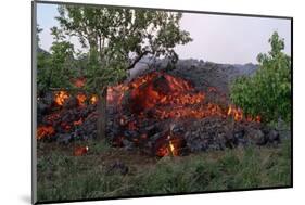 Cooling Lava from Mount Etna-Vittoriano Rastelli-Mounted Photographic Print