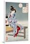 Cooling Off at Shijo, One Hundred Aspects of the Moon-Yoshitoshi Tsukioka-Framed Giclee Print