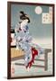 Cooling Off at Shijo, One Hundred Aspects of the Moon-Yoshitoshi Tsukioka-Framed Giclee Print