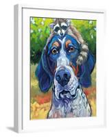 Coonhound-CR Townsend-Framed Art Print