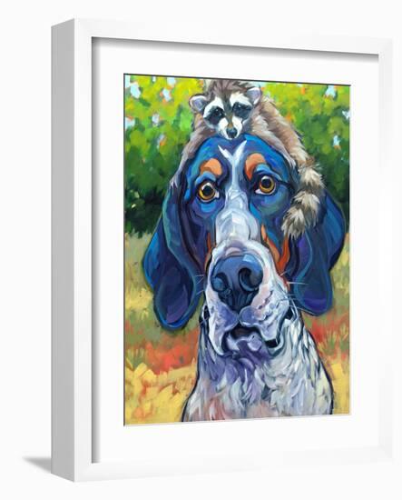 Coonhound-CR Townsend-Framed Art Print