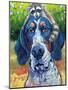 Coonhound-CR Townsend-Mounted Art Print