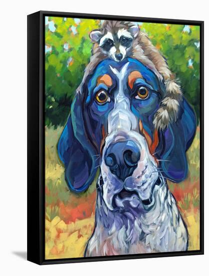 Coonhound-CR Townsend-Framed Stretched Canvas