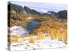 Coony Lake Amidst Golden Larch Trees, Okanogan National Forest, Washington State, USA-null-Stretched Canvas