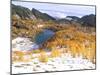 Coony Lake Amidst Golden Larch Trees, Okanogan National Forest, Washington State, USA-null-Mounted Photographic Print