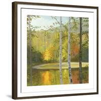 Cooper Lake, Autumn-Elissa Gore-Framed Giclee Print