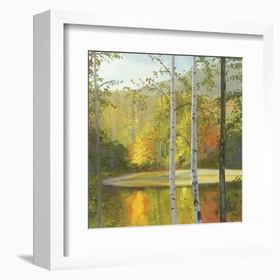 Cooper Lake, Autumn-Elissa Gore-Framed Art Print