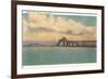 Cooper River Bridge, Charleston, South Carolina-null-Framed Premium Giclee Print