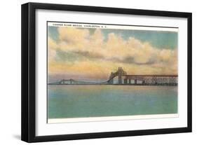 Cooper River Bridge, Charleston, South Carolina-null-Framed Art Print