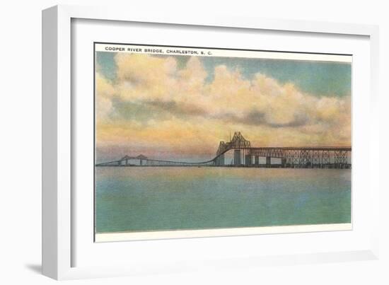 Cooper River Bridge, Charleston, South Carolina-null-Framed Art Print