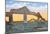 Cooper River Bridge, Charleston, South Carolina-null-Mounted Art Print