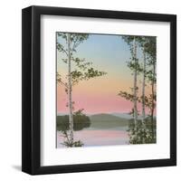 Cooper Sunset Birches-Elissa Gore-Framed Art Print