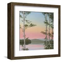 Cooper Sunset Birches-Elissa Gore-Framed Art Print