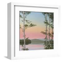 Cooper Sunset Birches-Elissa Gore-Framed Art Print