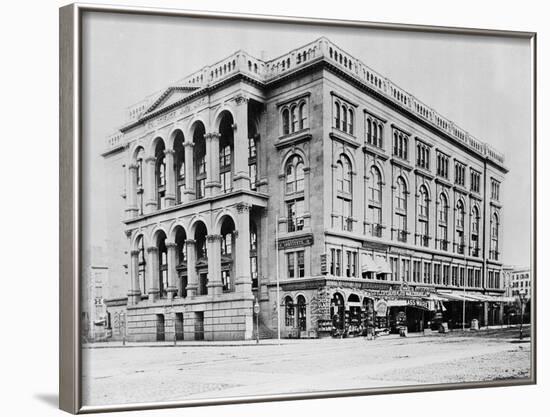 Cooper Union Institute in the 1860S-null-Framed Photographic Print