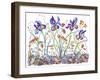 Cooper-Whimsical Flowers-Lisa Katharina-Framed Giclee Print