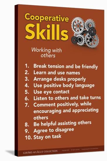 Cooperative Skills-Gerard Aflague Collection-Stretched Canvas