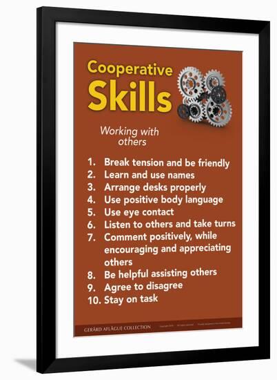 Cooperative Skills-Gerard Aflague Collection-Framed Art Print