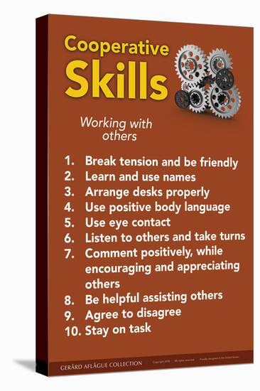 Cooperative Skills-Gerard Aflague Collection-Stretched Canvas