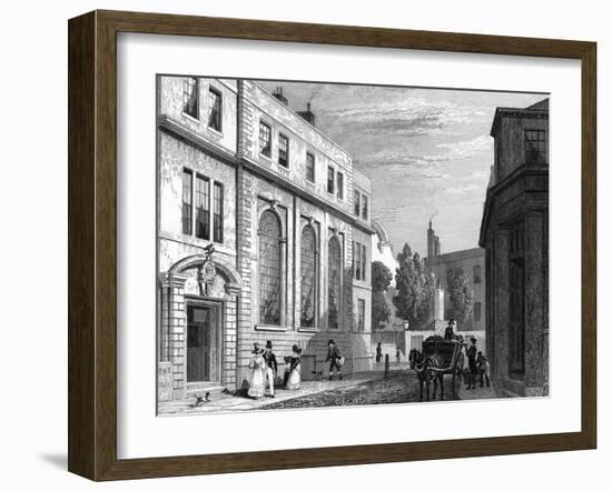 Coopers Hall London-Thomas H Shepherd-Framed Art Print