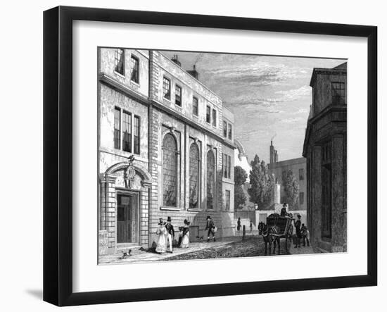 Coopers Hall London-Thomas H Shepherd-Framed Art Print