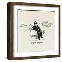 Cop Comfort-William Heath Robinson-Framed Art Print