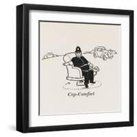 Cop Comfort-William Heath Robinson-Framed Art Print