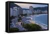 Copacabana at Night, Rio De Janeiro, Brazil, South America-Gabrielle and Michael Therin-Weise-Framed Stretched Canvas