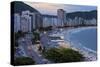 Copacabana at Night, Rio De Janeiro, Brazil, South America-Gabrielle and Michael Therin-Weise-Stretched Canvas