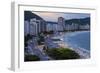 Copacabana at Night, Rio De Janeiro, Brazil, South America-Gabrielle and Michael Therin-Weise-Framed Photographic Print