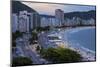 Copacabana at Night, Rio De Janeiro, Brazil, South America-Gabrielle and Michael Therin-Weise-Mounted Premium Photographic Print