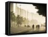 Copacabana Beach at Dawn, Rio De Janeiro, Brazil, South America-Ben Pipe-Framed Stretched Canvas