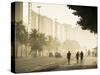 Copacabana Beach at Dawn, Rio De Janeiro, Brazil, South America-Ben Pipe-Stretched Canvas