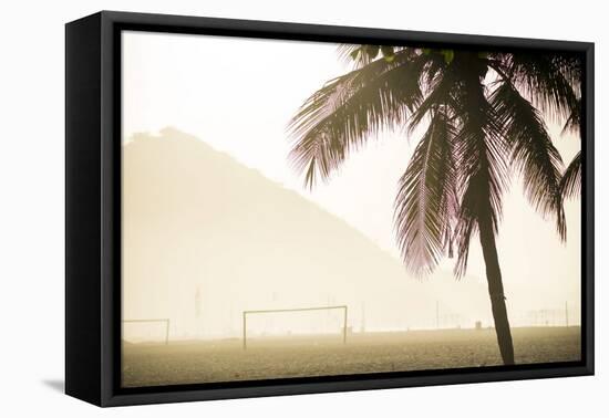 Copacabana Beach at Dawn, Rio De Janeiro, Brazil, South America-Ben Pipe-Framed Stretched Canvas