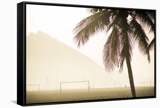 Copacabana Beach at Dawn, Rio De Janeiro, Brazil, South America-Ben Pipe-Framed Stretched Canvas