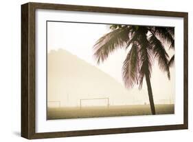 Copacabana Beach at Dawn, Rio De Janeiro, Brazil, South America-Ben Pipe-Framed Photographic Print