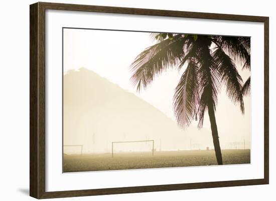 Copacabana Beach at Dawn, Rio De Janeiro, Brazil, South America-Ben Pipe-Framed Photographic Print