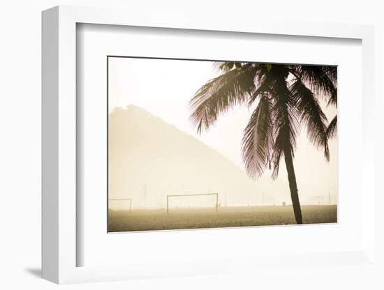 Copacabana Beach at Dawn, Rio De Janeiro, Brazil, South America-Ben Pipe-Framed Photographic Print