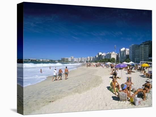 Copacabana Beach, Rio De Janeiro, Brazil, South America-Sergio Pitamitz-Stretched Canvas