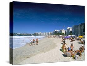 Copacabana Beach, Rio De Janeiro, Brazil, South America-Sergio Pitamitz-Stretched Canvas