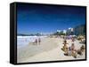 Copacabana Beach, Rio De Janeiro, Brazil, South America-Sergio Pitamitz-Framed Stretched Canvas