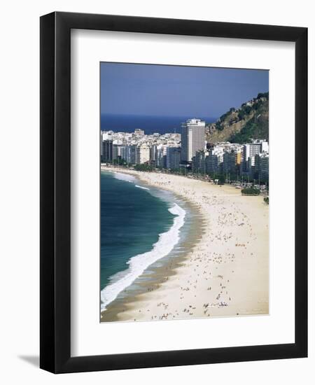 Copacabana Beach, Rio De Janeiro, Brazil, South America-Sergio Pitamitz-Framed Photographic Print