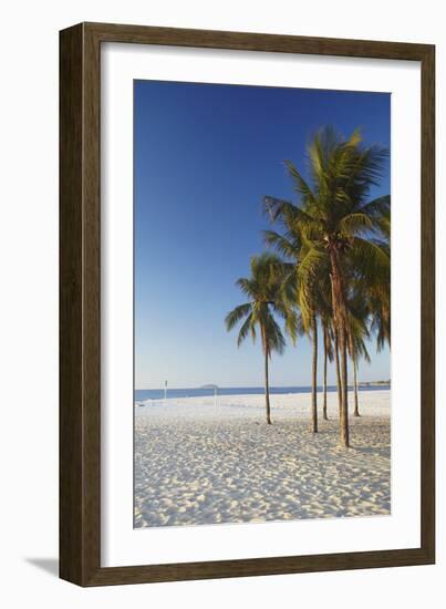 Copacabana Beach, Rio de Janeiro, Brazil, South America-Ian Trower-Framed Photographic Print