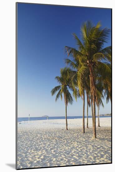 Copacabana Beach, Rio de Janeiro, Brazil, South America-Ian Trower-Mounted Photographic Print