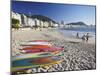 Copacabana Beach, Rio De Janeiro, Brazil-Ian Trower-Mounted Photographic Print